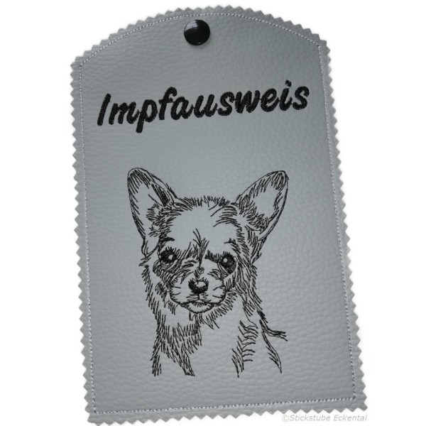 Impfpasshülle für Chihuahua